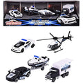 Majorette Porsche Police Force 4-Car Diecast Vehicle Gift Set