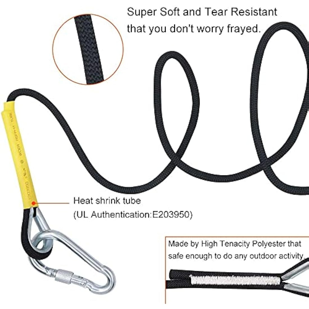 X XBEN 8mm Static Outdoor Rope – High-Strength Polyester Utility Cord