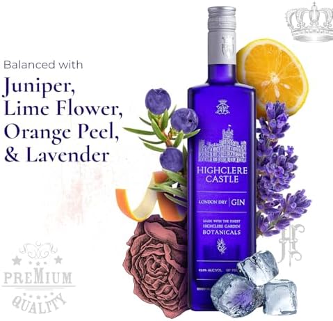 Highclere Castle London Dry Gin | Award-Winning Botanical Spirit | 70cl
