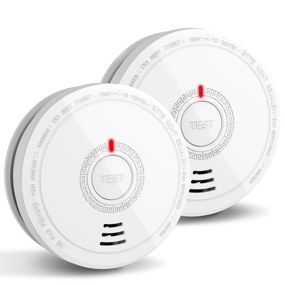 Photoelectric Smoke Alarms - 10 Year Life (2 Pack)
