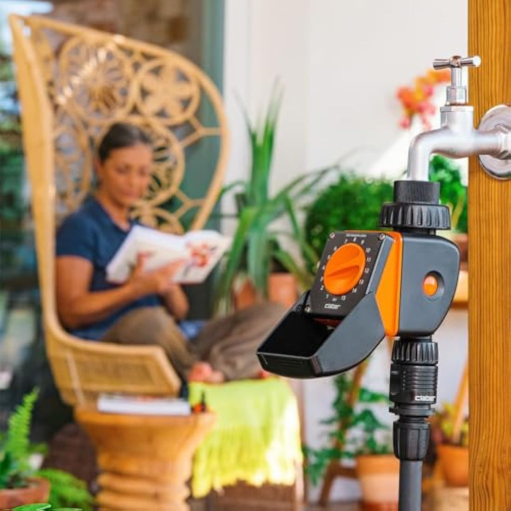 Claber 8422 Aquauno Logic Automatic 1-Way Garden Irrigation Timer
