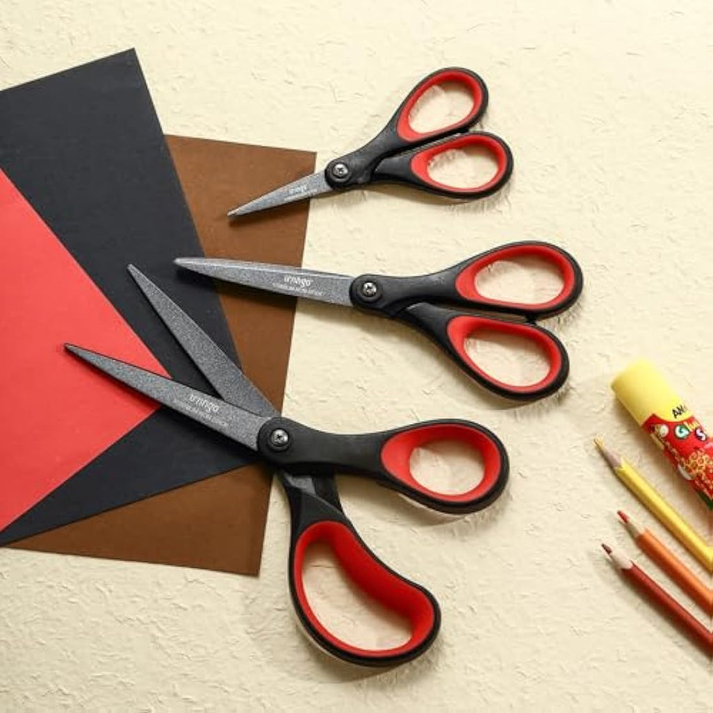 LIVINGO Titanium Scissors Set | 3-Piece Heavy Duty Non-Stick Shears