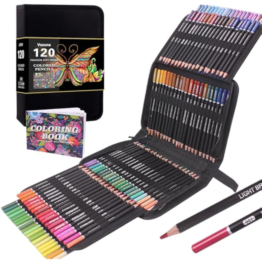 Jolof Store 120 Colored Pencils Set | Professional Art Drawing Kit