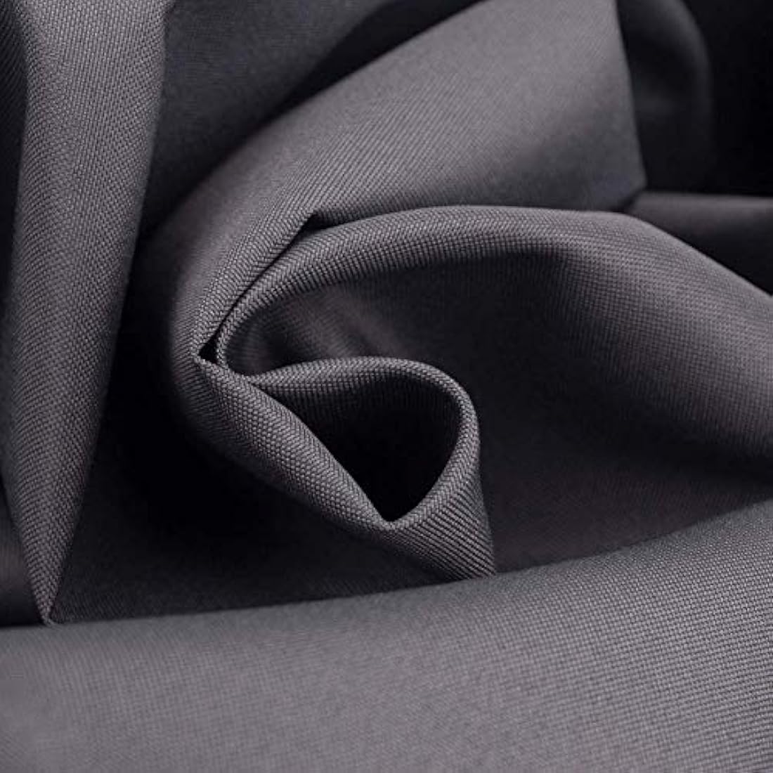 Charcoal Grey Extra Wide Waterproof Polyester Shower Curtain