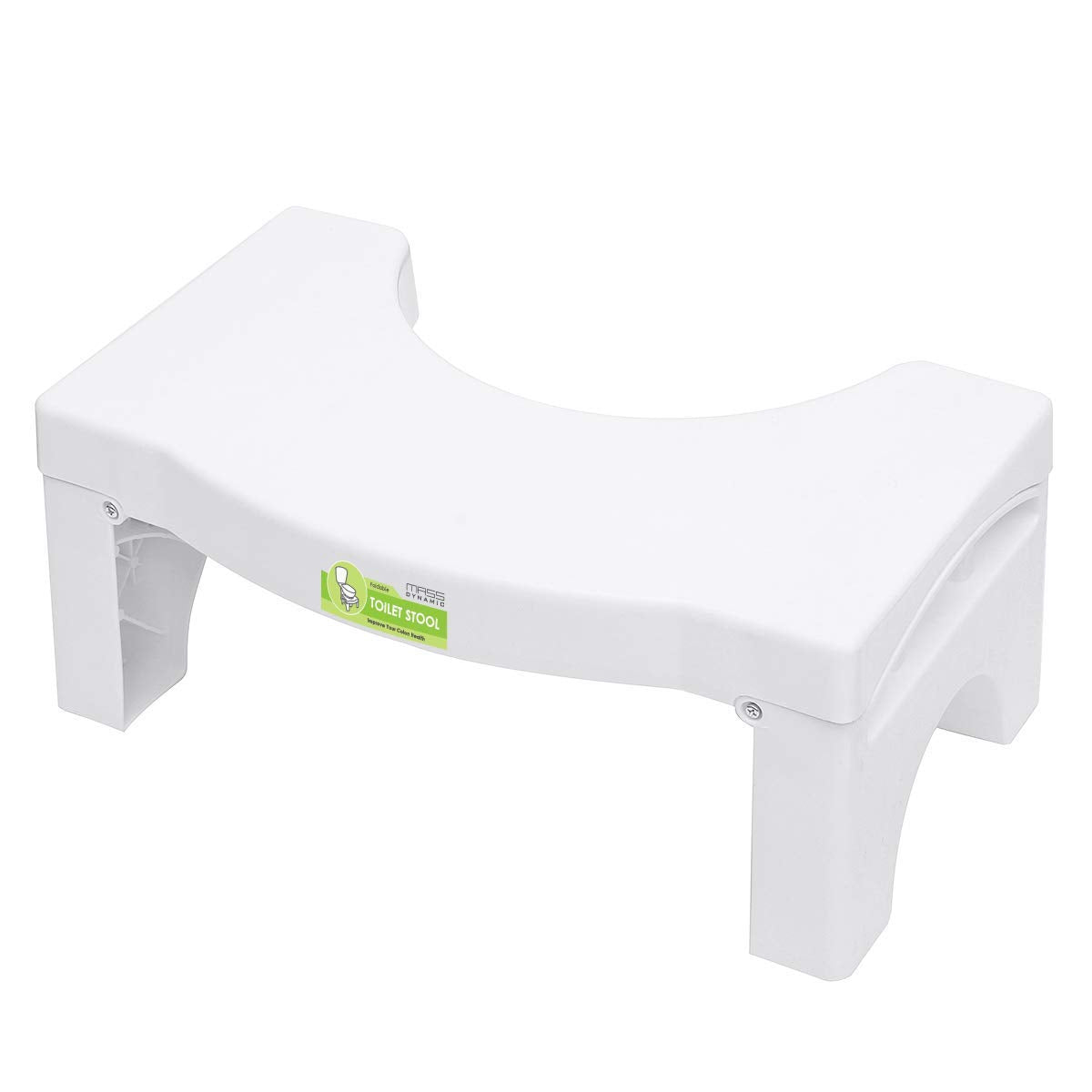 Folding Squatting Toilet Stool – 7 Inch Non-Slip Step Stool