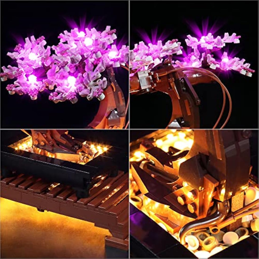 LocoLee LED Lighting Kit for Lego 10281 Bonsai Tree – USB Powered