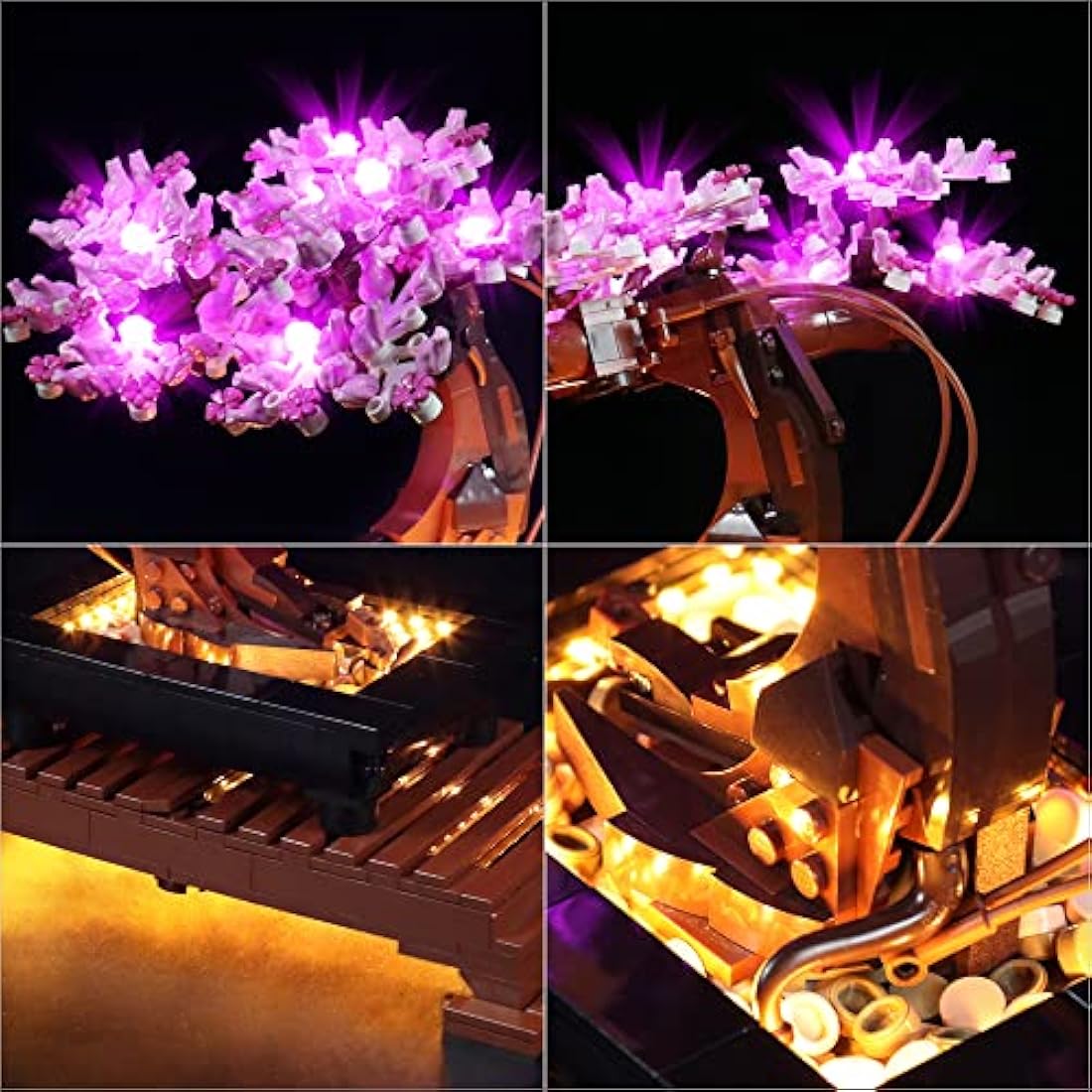 LocoLee LED Lighting Kit for Lego 10281 Bonsai Tree – USB Powered