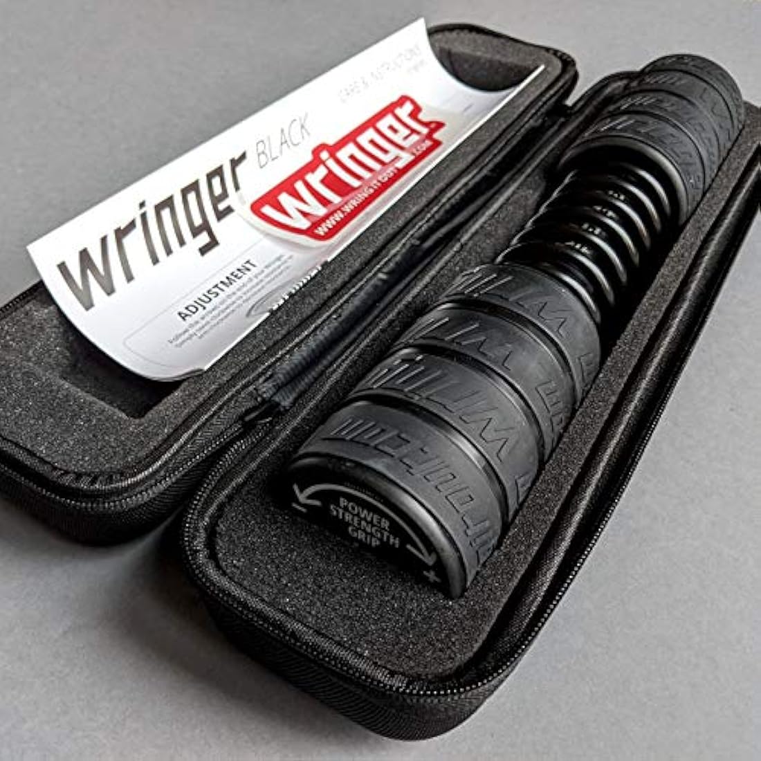 Wringer Forearm and Grip Strength Exerciser – Black Rubber