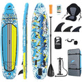 UPWELL 10'6" Inflatable Stand Up Paddle Board with Kayak Seat & Fins
