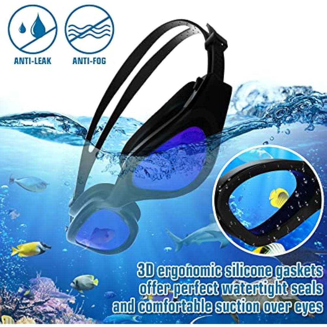 Jolof Store Polarized Swimming Goggles – Anti-Fog UV Protection
