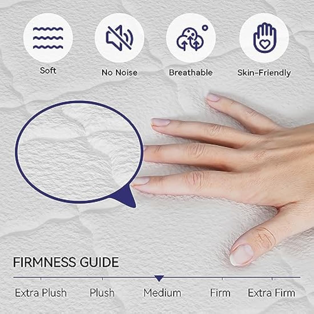 Dosleeps 3FT Single Pocket Sprung Memory Foam Orthopaedic Mattress
