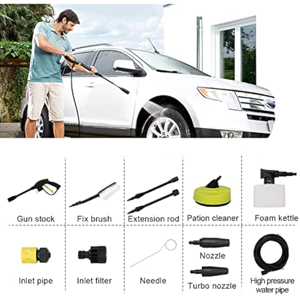 Stream 135Bar Electric Pressure Washer | 1650W Portable Power Jet Washer