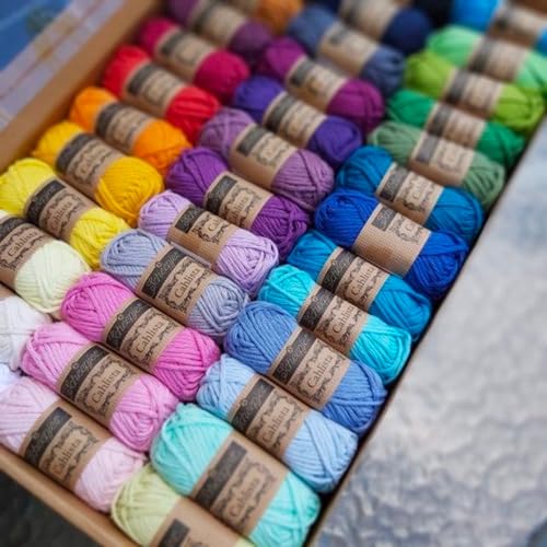 Scheepjes Cahlista Cotton Yarn Colour Pack – 109 x 15g Aran Weight