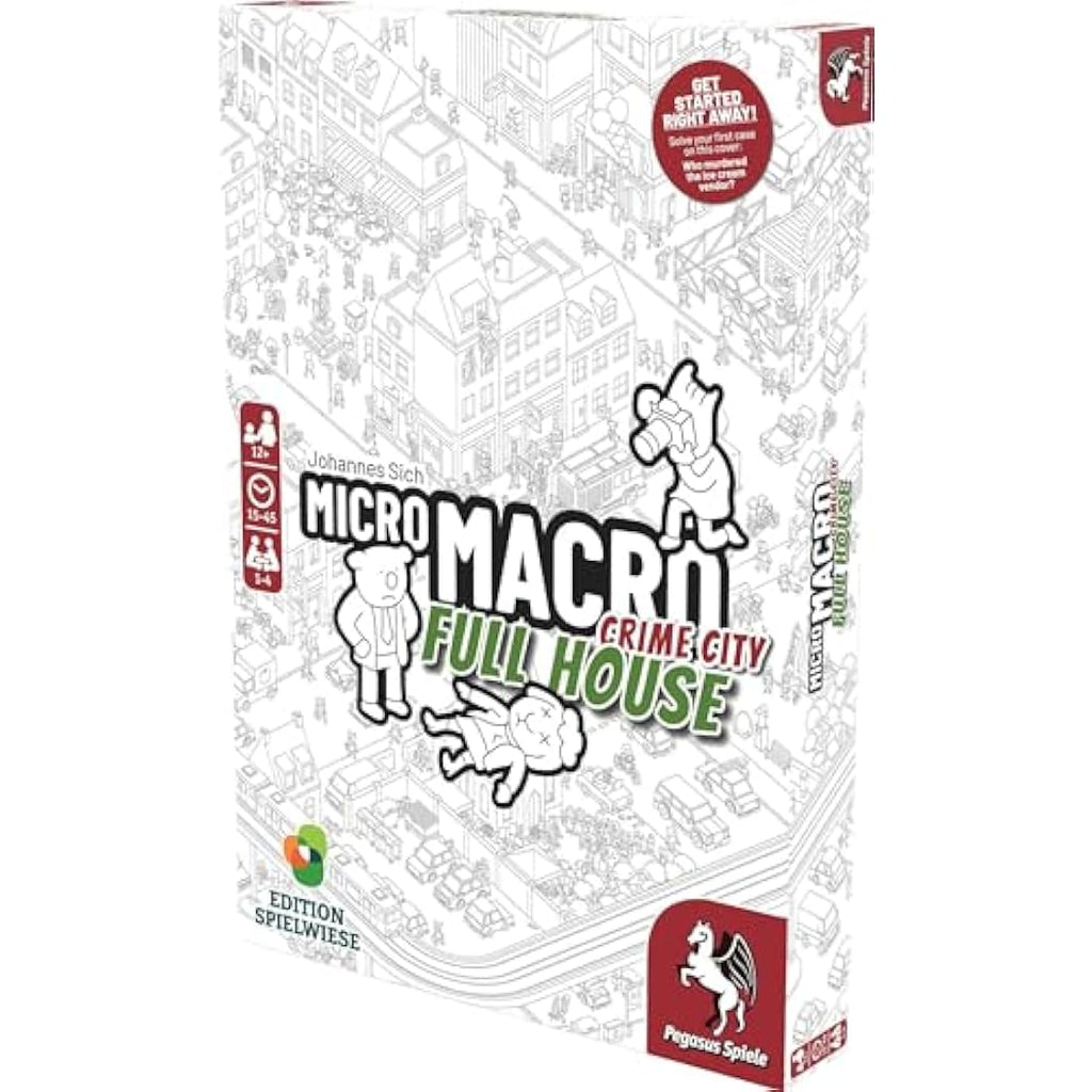 MicroMacro: Crime City – Full House Board Game by Pegasus Press