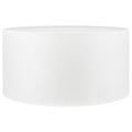 White Cotton Drum Lampshade – Modern 50cm Cylinder for E27