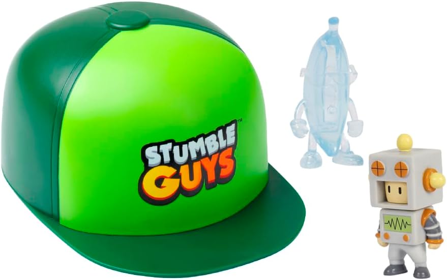 Snaps Stumble Guys Hat and 2 Articulated Collectible Figures Set
