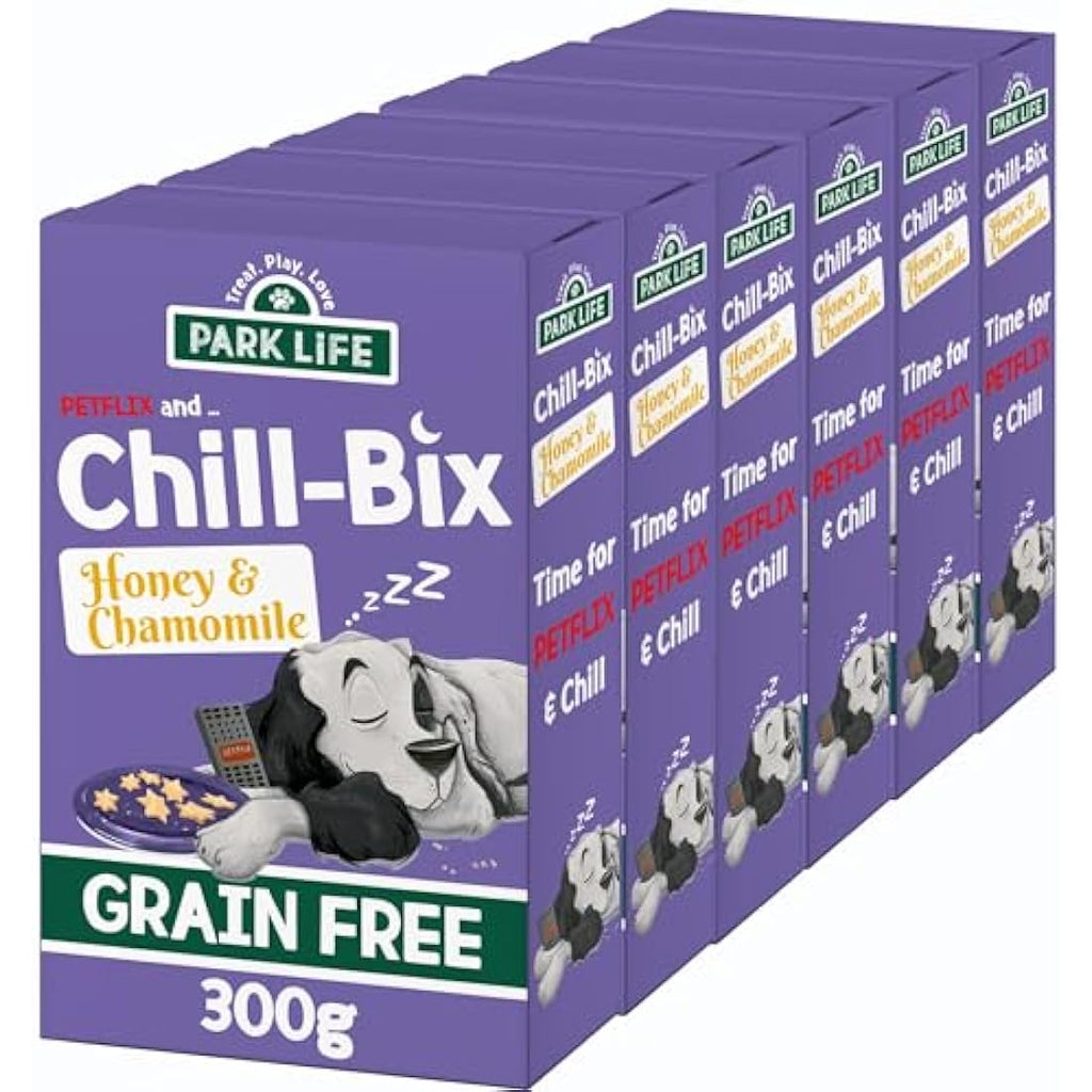 PARK LiFE Chill Bix Calming Dog Biscuits - Grain Free Honey & Chamomile