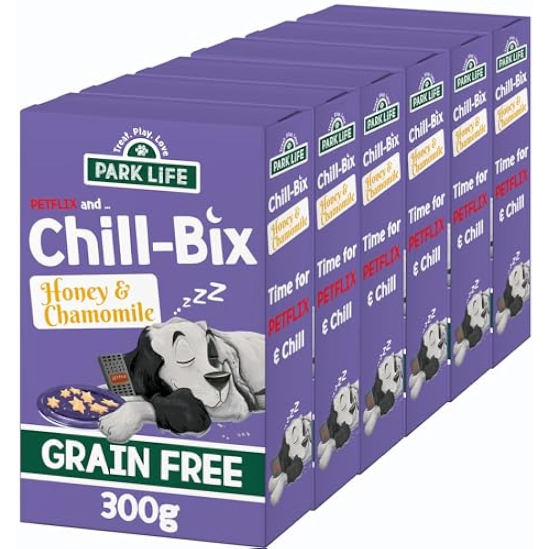 PARK LiFE Chill Bix Calming Dog Biscuits - Grain Free Honey & Chamomile