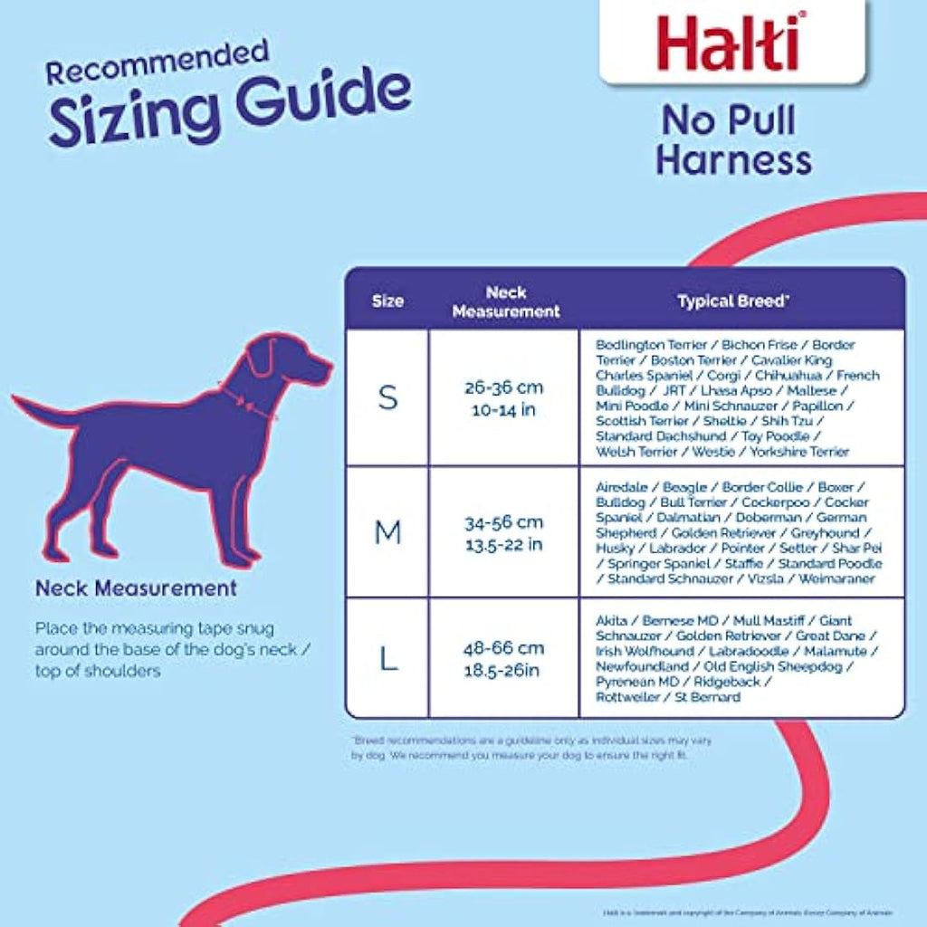 Halti No Pull Dog Harness & Training Leash Set | Black, Medium/Large