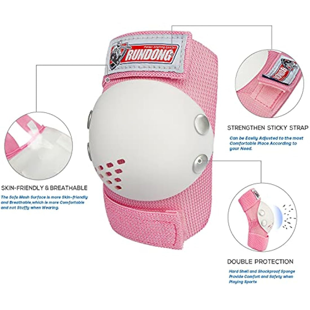 Kids Protective Gear Set – Knee, Elbow & Wrist Pads for 3-15Y