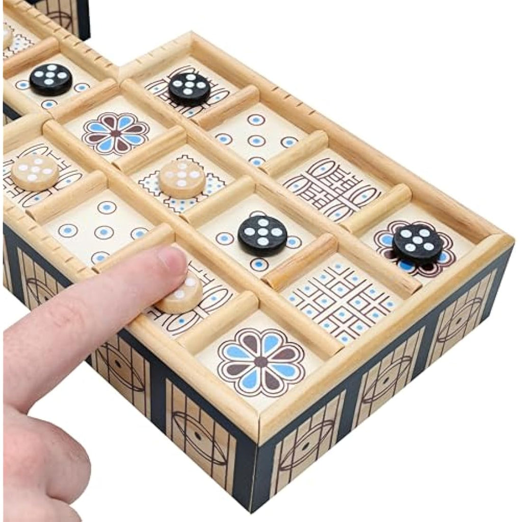Royal Game of Ur - Ancient Wooden Board Game Replica by