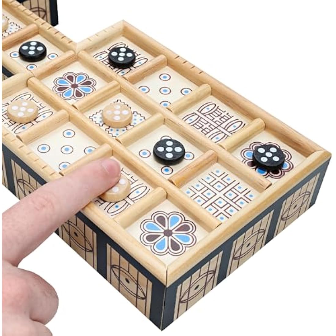 Royal Game of Ur - Ancient Wooden Board Game Replica by