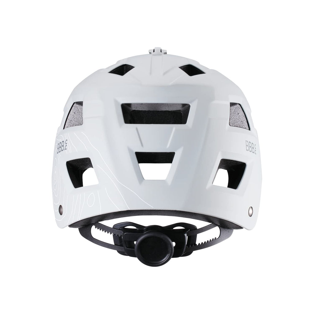 BBB Cycling Nanga MTB Helmet – ABS Shell with Camera Mount, Off White