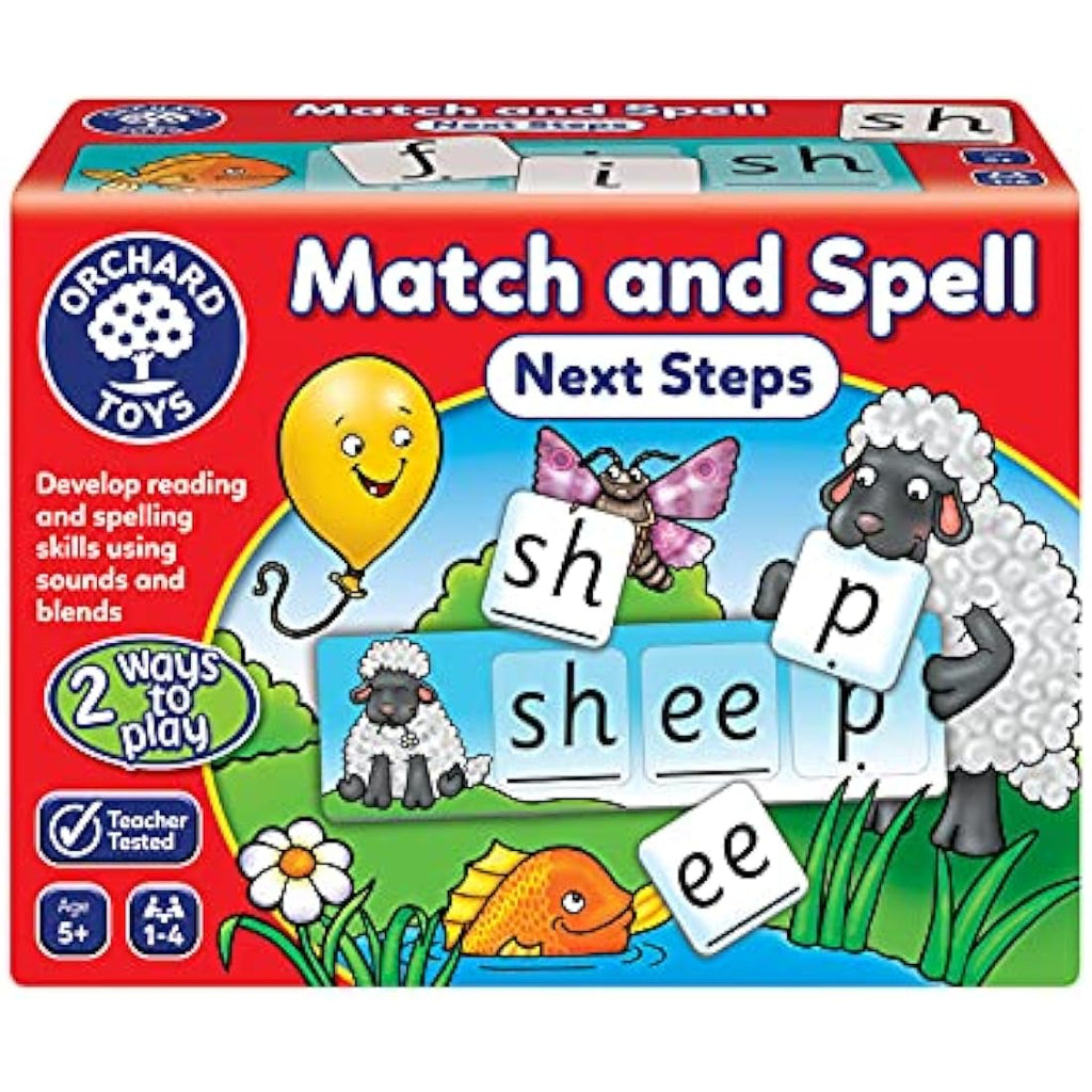 Orchard Toys Match and Spell Next Steps Phonics Game for Ages 5+