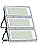 YIQIBRO 300W LED Floodlight | 30000LM IP67 Waterproof Outdoor Security Light