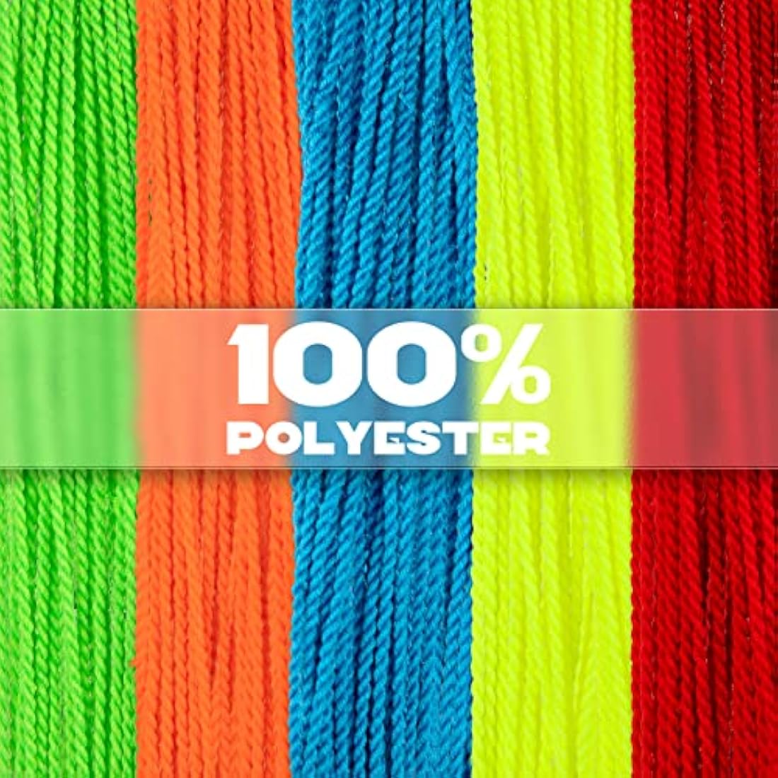 MAGICYOYO 50 Pack Yoyo Strings | 100% Polyester Replacement - Rainbow Colors