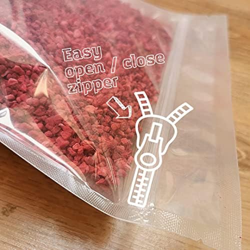 ZingyZoo Freeze Dried Raspberry Pieces – 500g Pure Raw Vegan Fruit