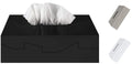 Spirella Silhouette Tissue Box – Black ABS Cosmetic Dispenser