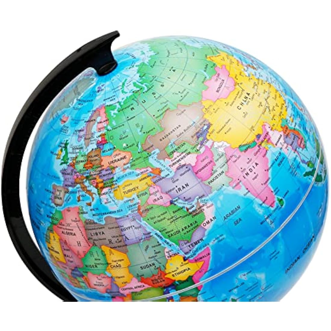 EXERZ 30cm World Globe – Large Educational Political Map for Schools