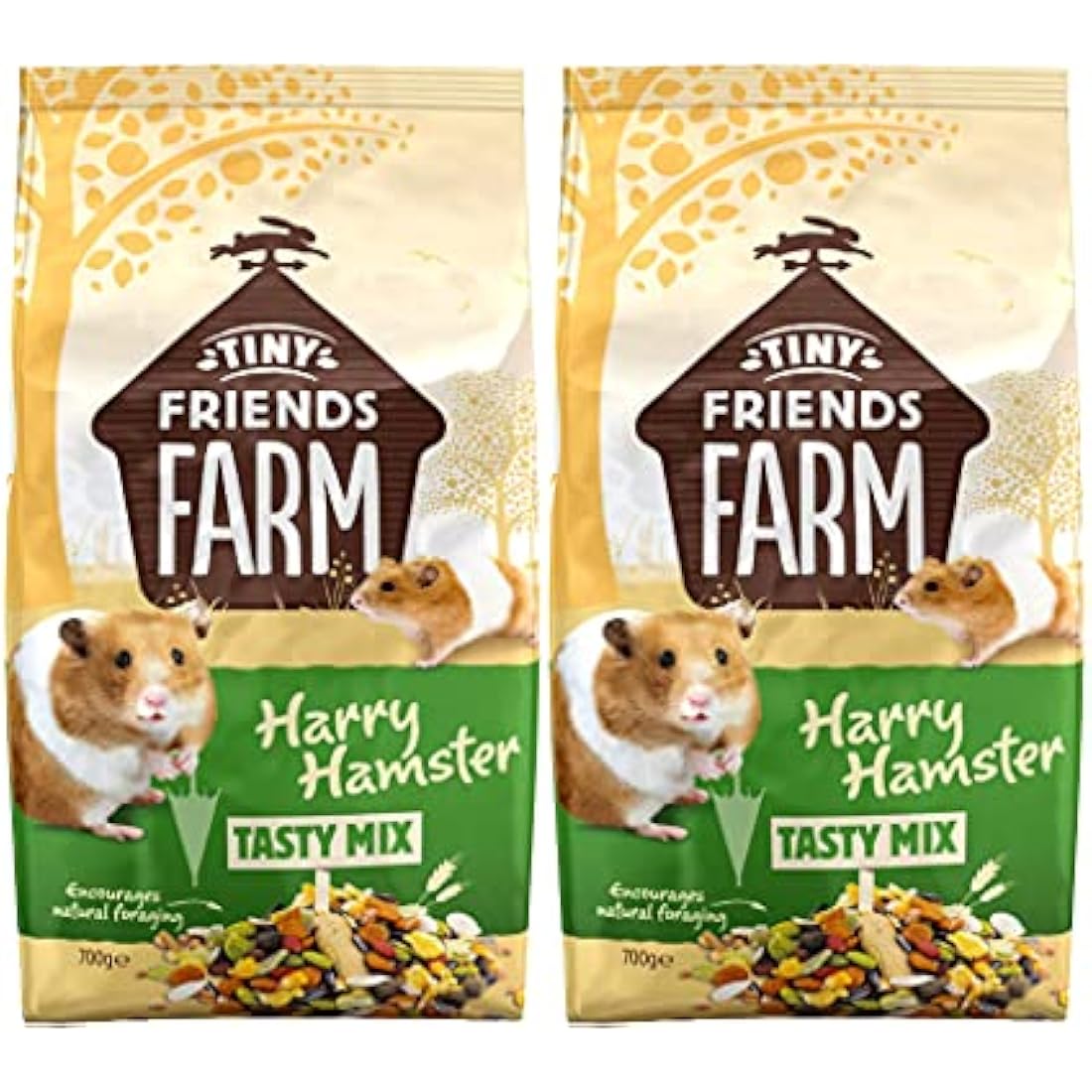 Supreme Tiny Friends Farm Harry Hamster Tasty Mix - 700g (Pack of 2)
