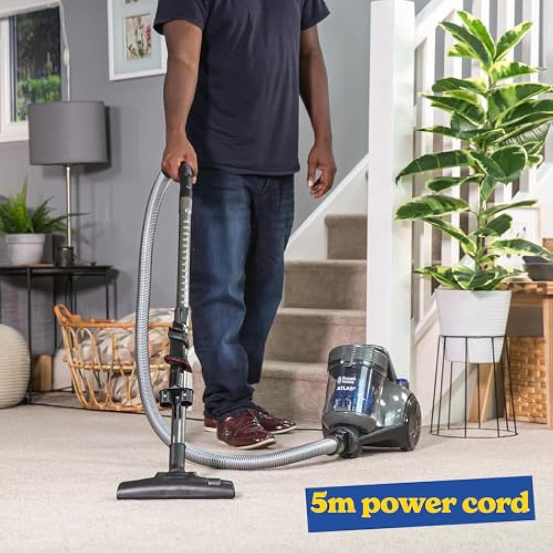 Russell Hobbs Atlas 2 Cylinder Vacuum Cleaner | 2.5L Bagless 700W