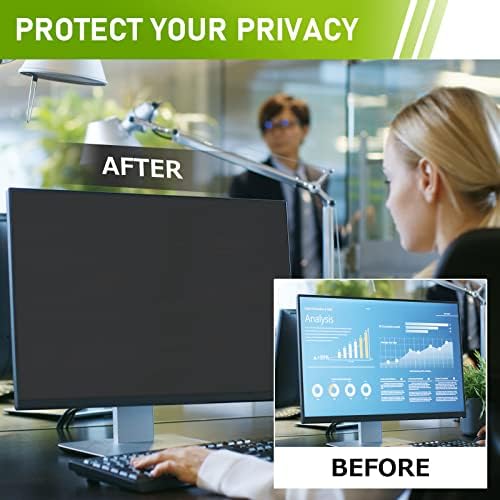 LAMA 24 Inch Computer Privacy Screen Filter | Anti-Glare & Blue Light