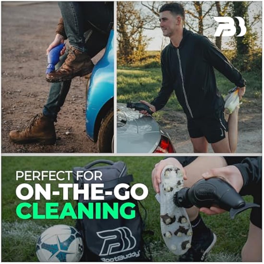 BootBuddy Shoe & Boot Cleaner Brush –  Footwear Cleaning Kit