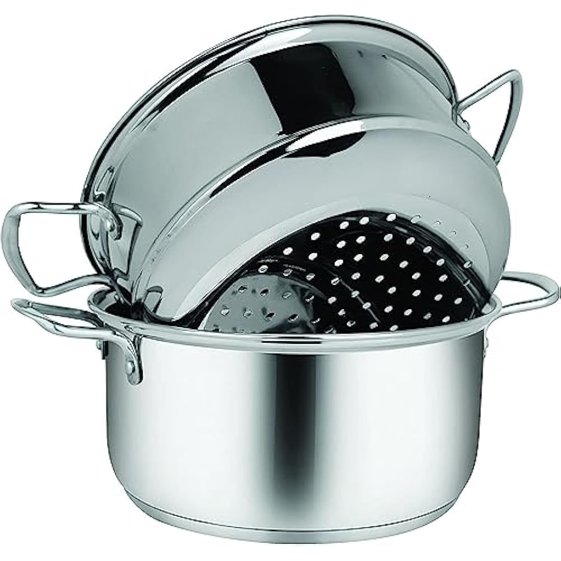 Penguin Home 3-Tier Stainless Steel Food Steamer Set | Induction, 20cm