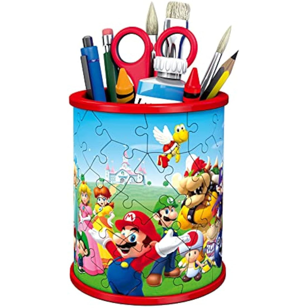 Ravensburger Super Mario 3D Jigsaw Puzzle Pencil Pot - 54 Piece Holder
