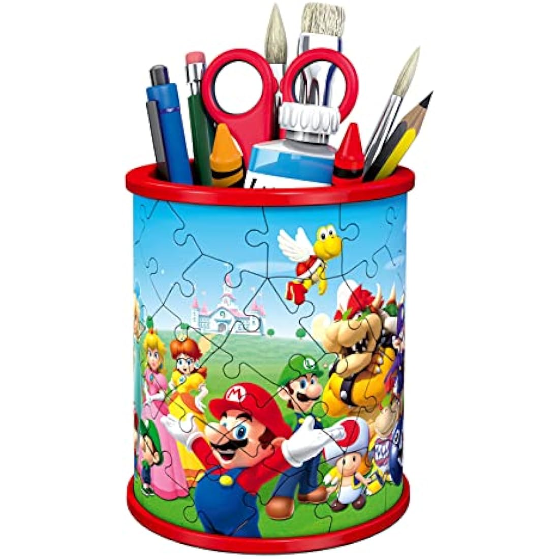 Ravensburger Super Mario 3D Jigsaw Puzzle Pencil Pot - 54 Piece Holder