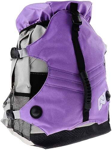 zalati Inline Skates Backpack – Durable Roller Skate Storage Bag, Purple