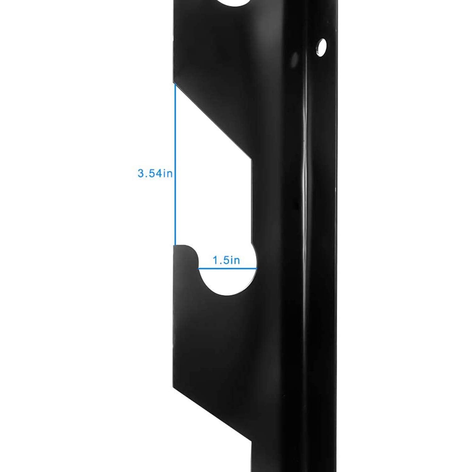 Aoneky Wall Mount Olympic Barbell Rack – 3-Bar Steel Storage Holder