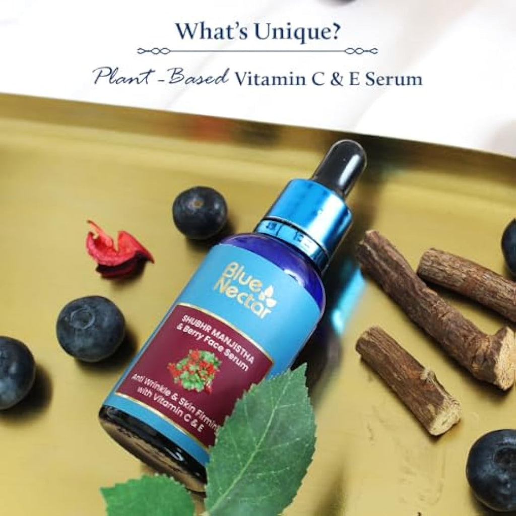 Blue Nectar Vitamin C Face Serum - Anti-Aging & Glowing Skin - 30ml