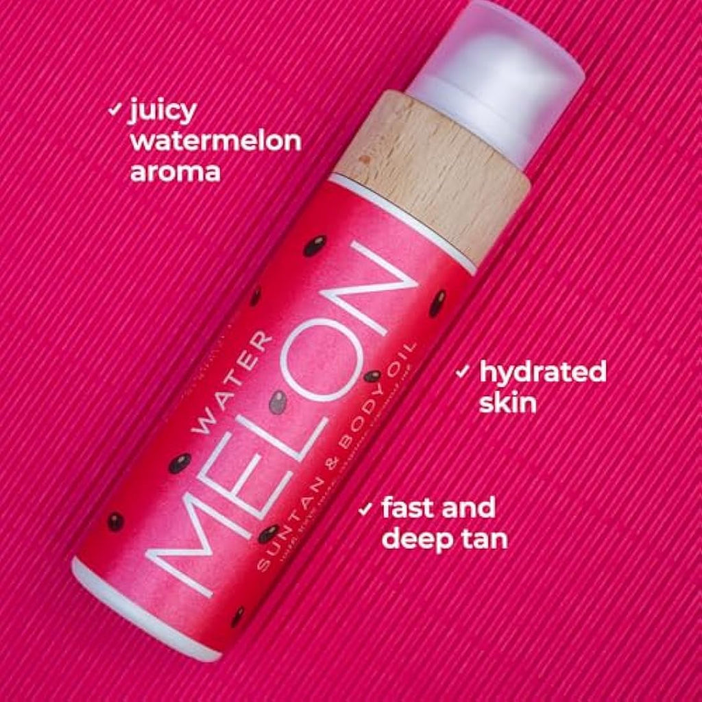 COCOSOLIS Watermelon Tanning Accelerator – Organic Oil with Vitamin E