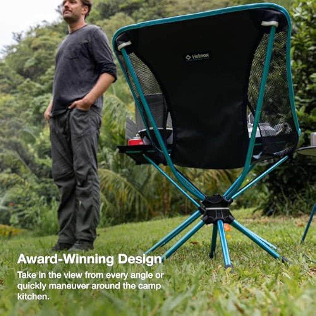 Helinox Swivel Chair – Lightweight 360° Rotating Camping Chair