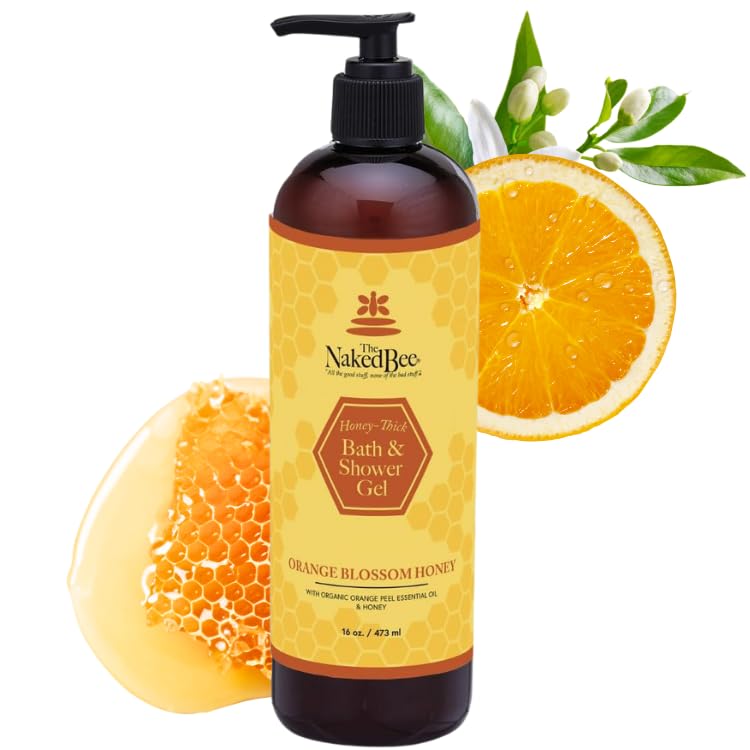 The Naked Bee Orange Blossom Honey Bath & Shower Gel - 450ml