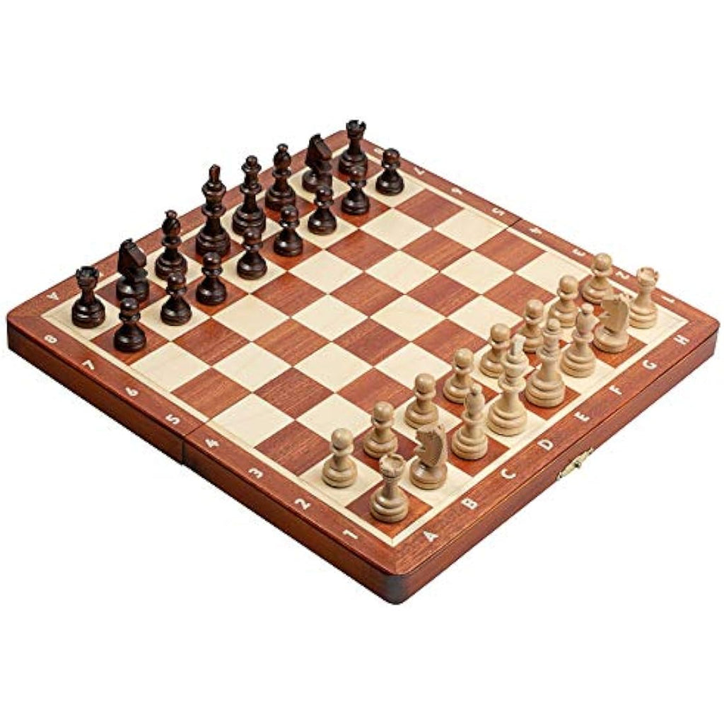 Magnetic Wooden Chess Set – 11 Inch Handcrafted Travel Board