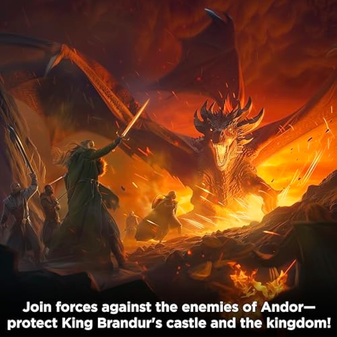 Legends of Andor: Cooperative Fantasy Strategy Board Game by Thames & Kosmos