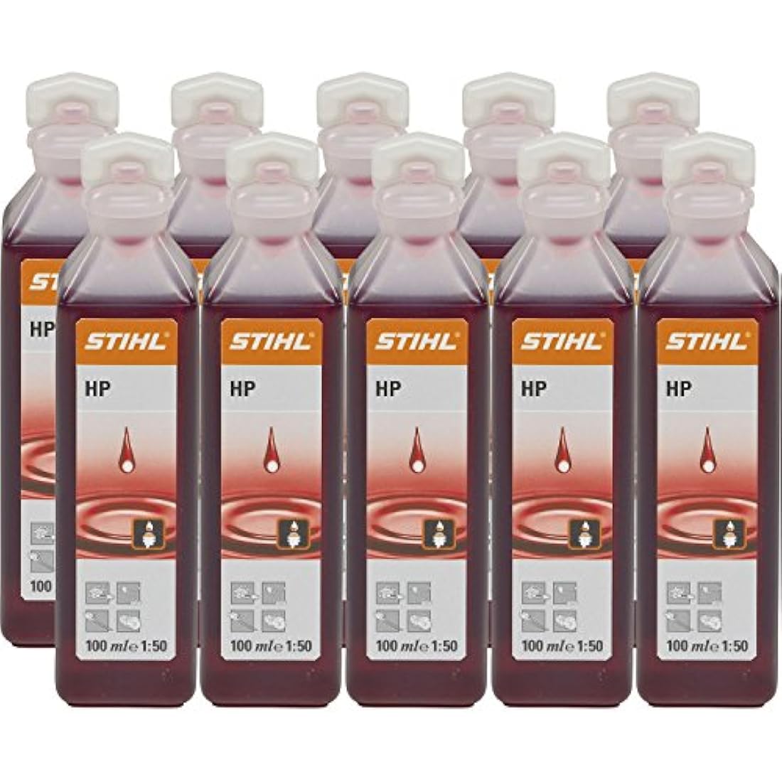 Stihl 2-Stroke Engine Oil 1:50 – 100ml Mineral Oil (Pack of 10)