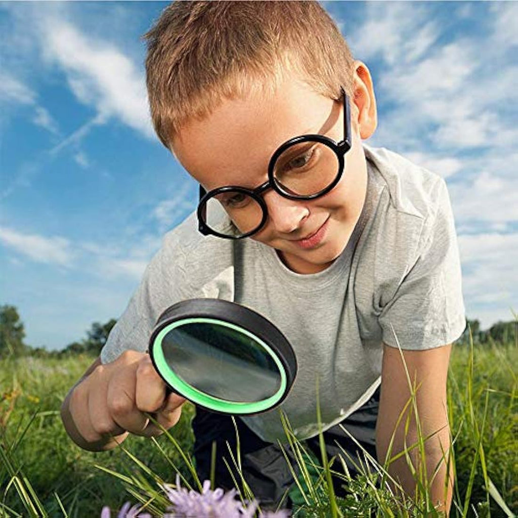 10X Handheld Magnifying Glass – 75mm Shatterproof Reading Lens